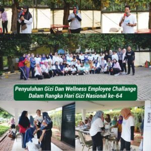 Penyuluhan Gizi dan Wellness Employee Challange Dalam Rangka Hari Gizi Nasional ke 64